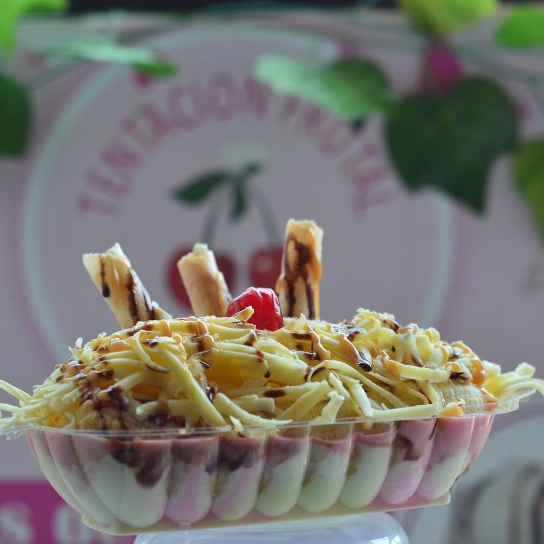 Banana Split con Queso