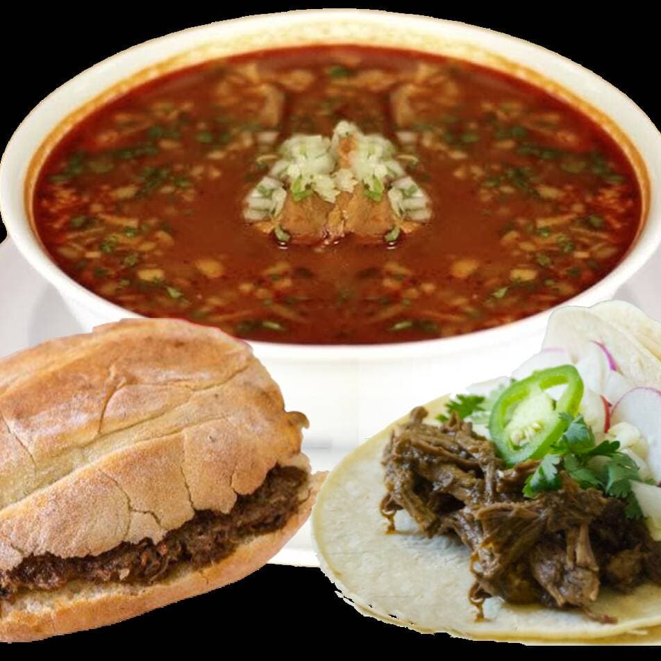 5 Tacos, 1 Torta y 1 Consomé Sencillo