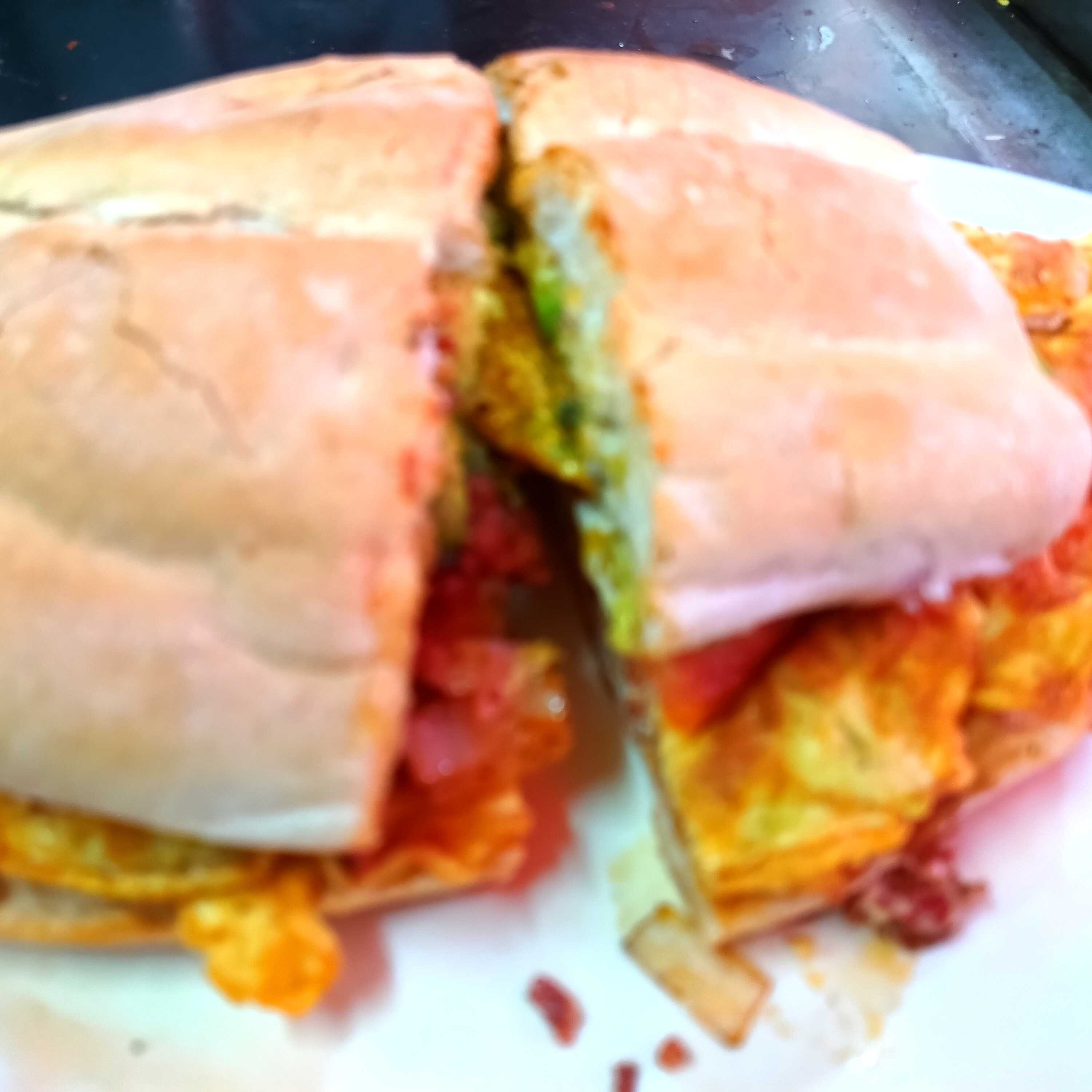 TORTA DE HUEVO CON CHORIZO