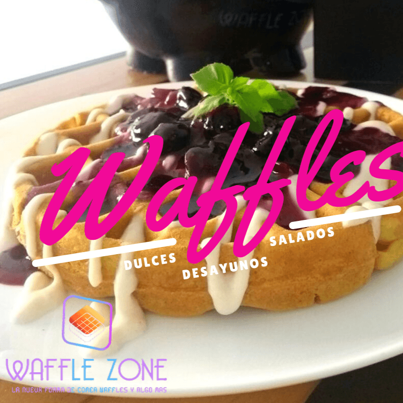 Waffle de Blueberry Lemon