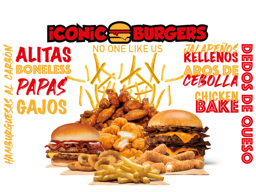 Iconic Burgers No One Like Us