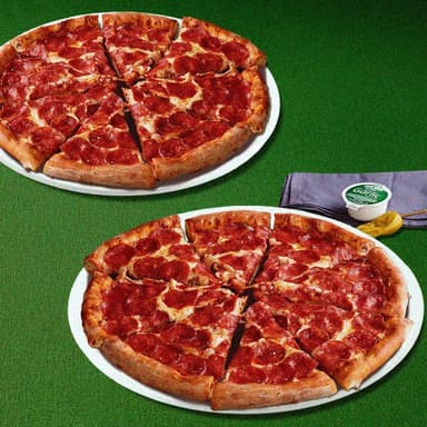 2 Pizzas Grandes de Pepperoni