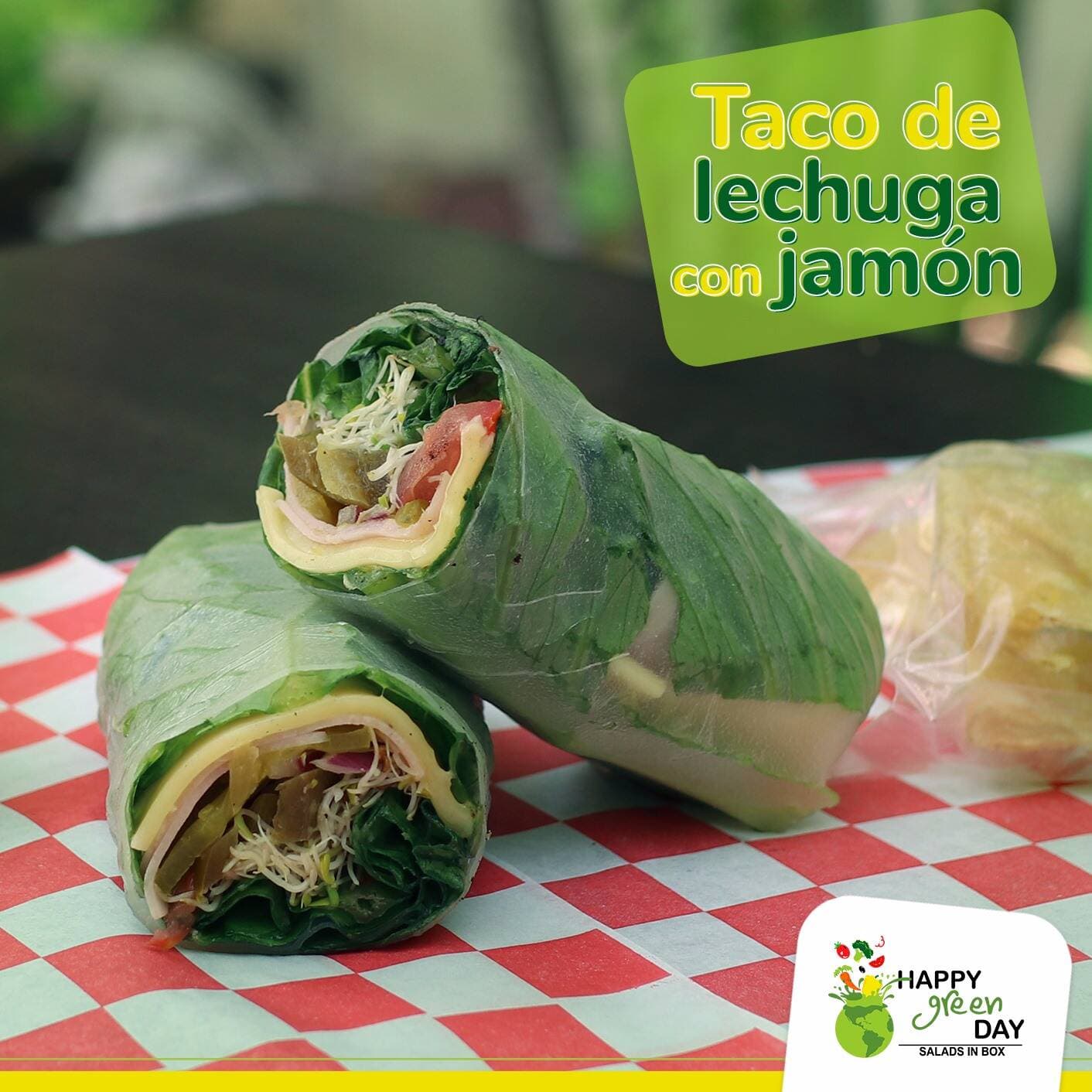 Taco de lechuga