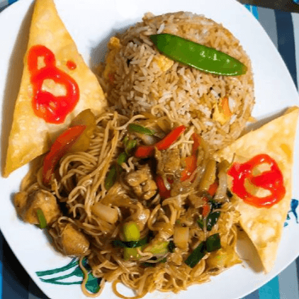 Combinado de Pollo + Wantan Frito