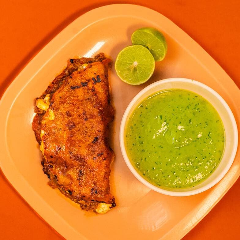 Quesabirria de Res (Tortilla de Maíz)
