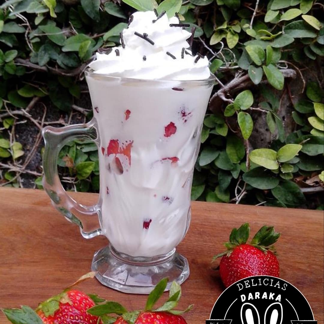 Fresas con Crema Congeladas