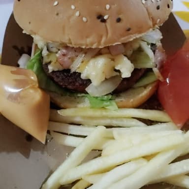 Hamburguesa c/tocino
