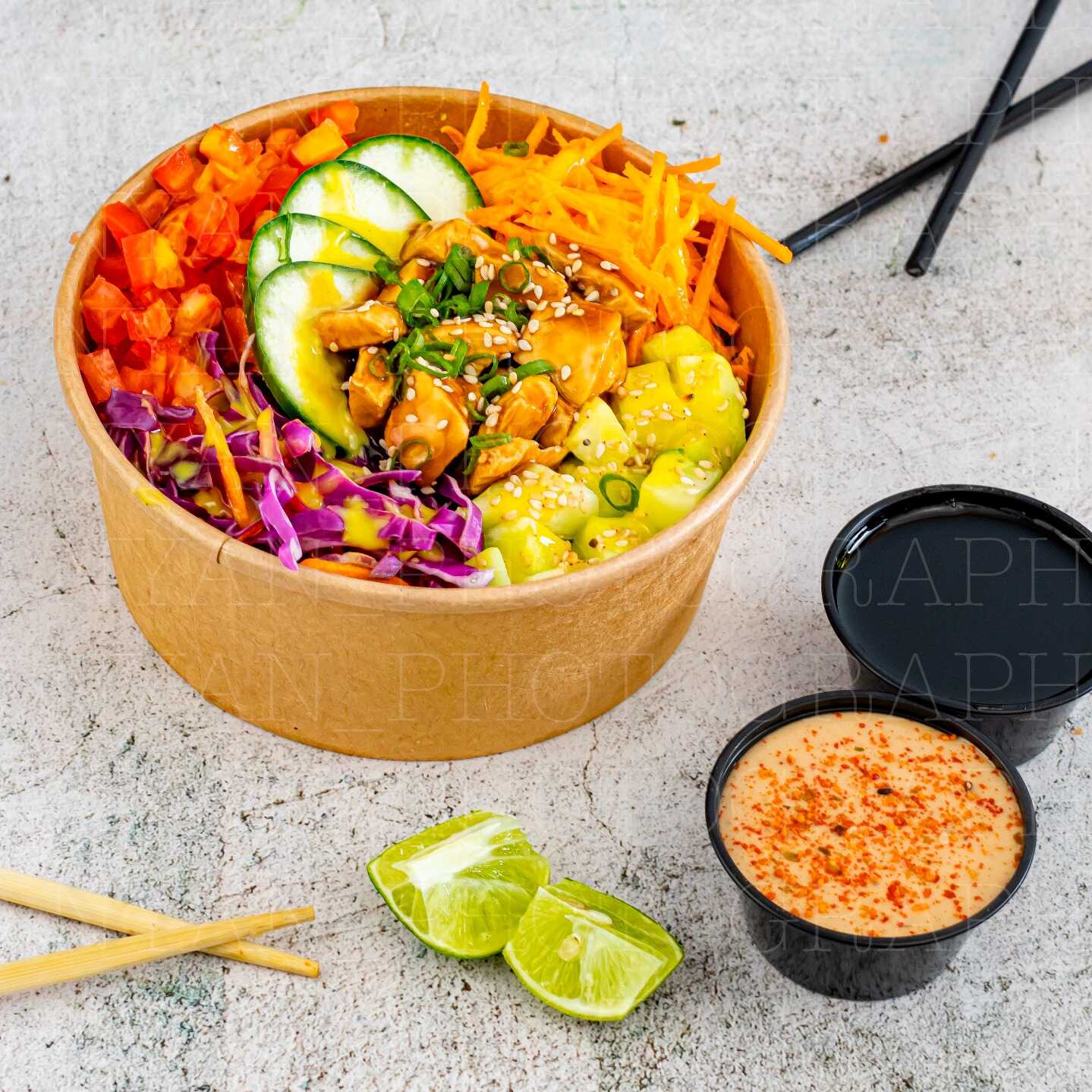 Poke Pollo al Ostión