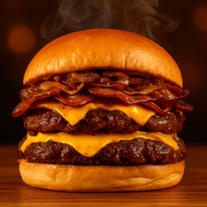 JK Doble Bacon Burger