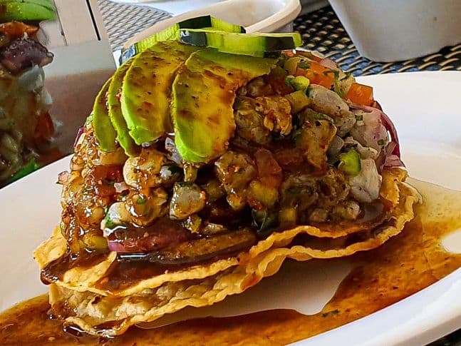 Tostada de Camarón
