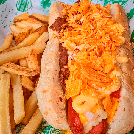 Súper Dog con Papas