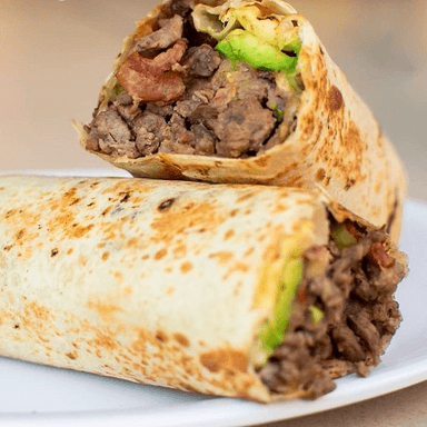 Burrito de Costilla con Tocino