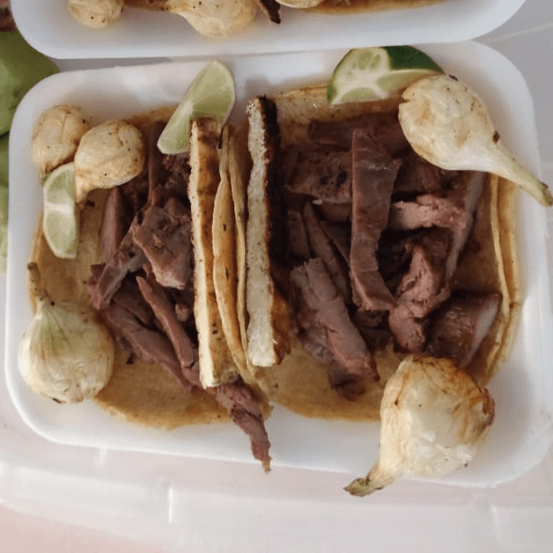 Taco de Arrachera al Carbón
