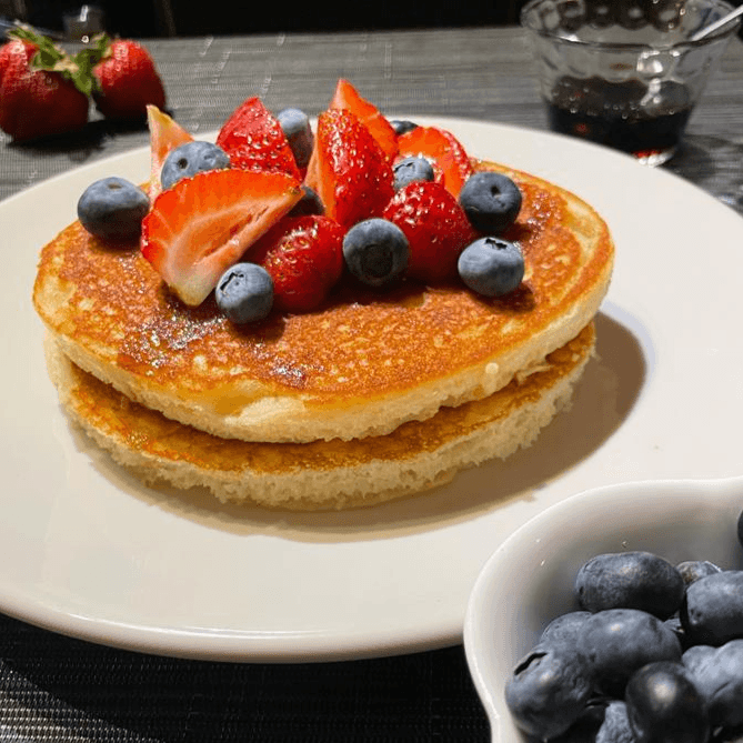 Hotcakes con Blue Berry