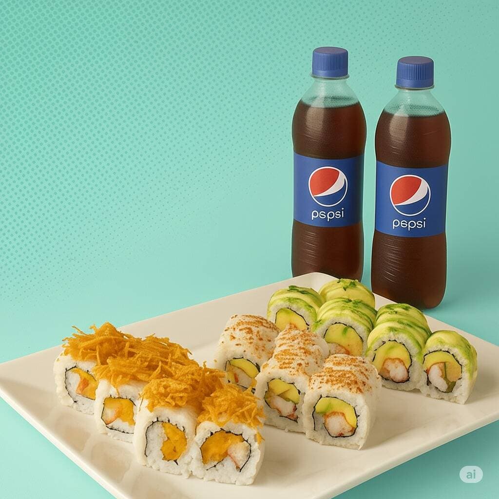 24 Makis + 2 PEPSI 355 ML