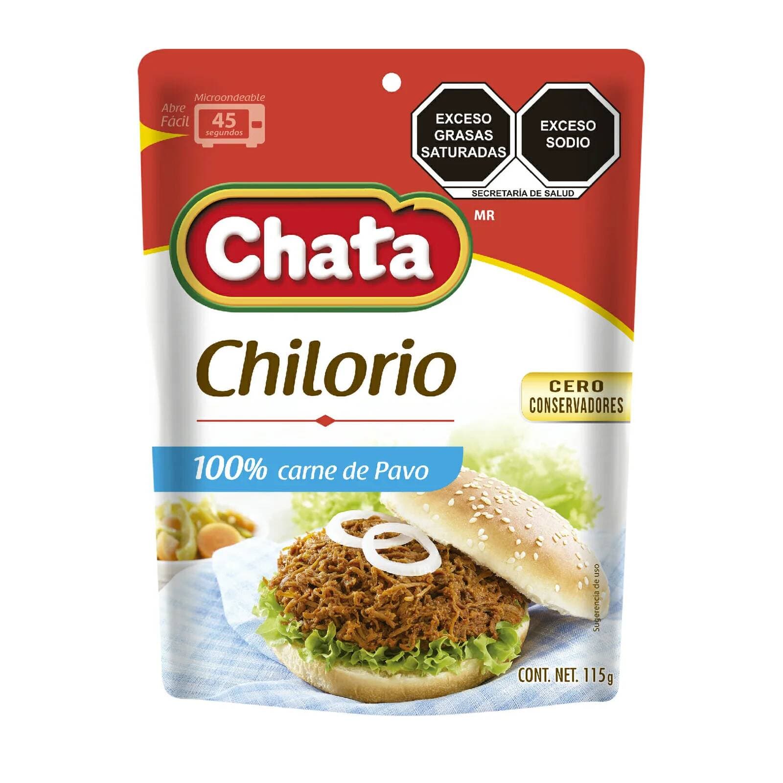 CHATA CHILORIO DE PAVO POUCH 115G