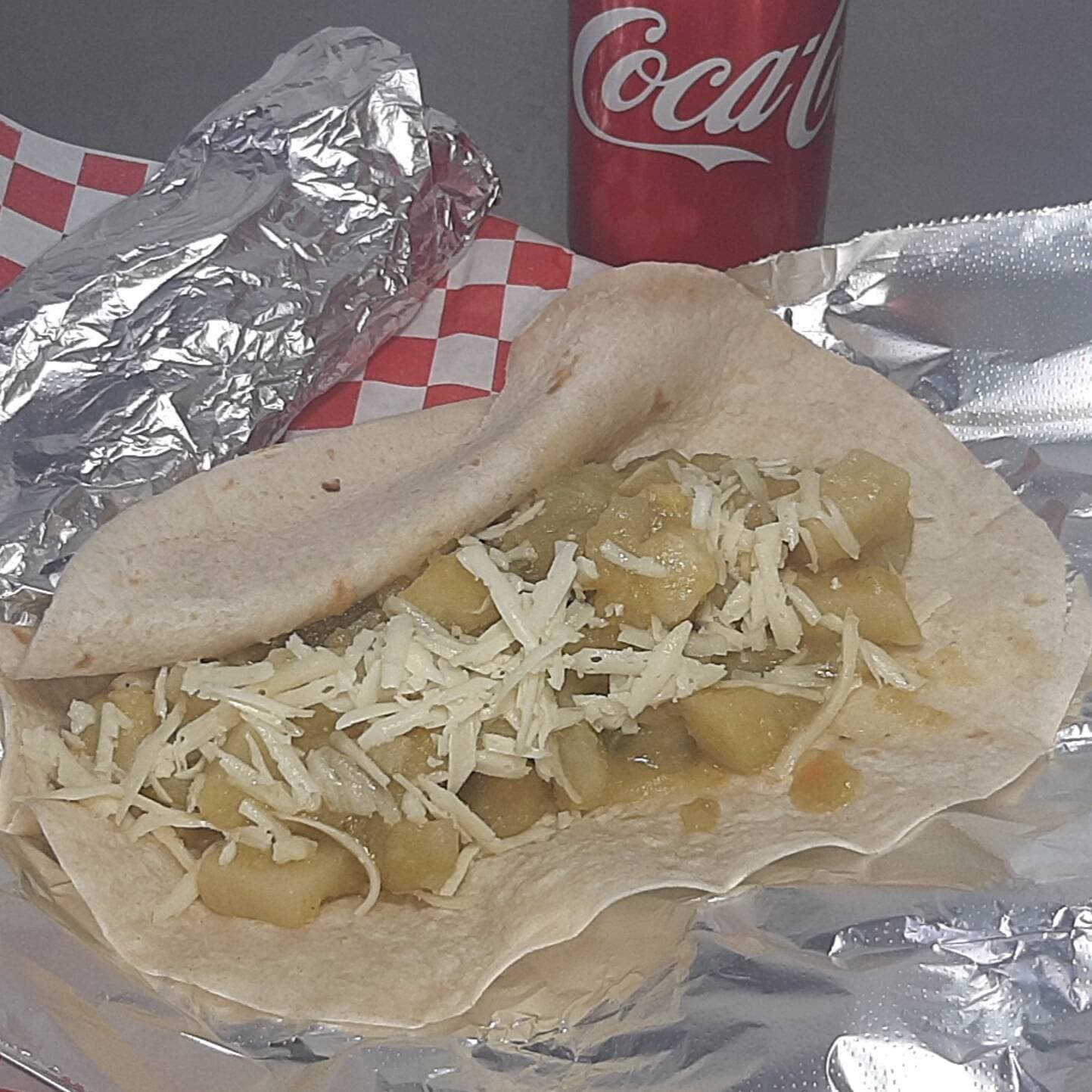 Burrito de Papas con Queso
