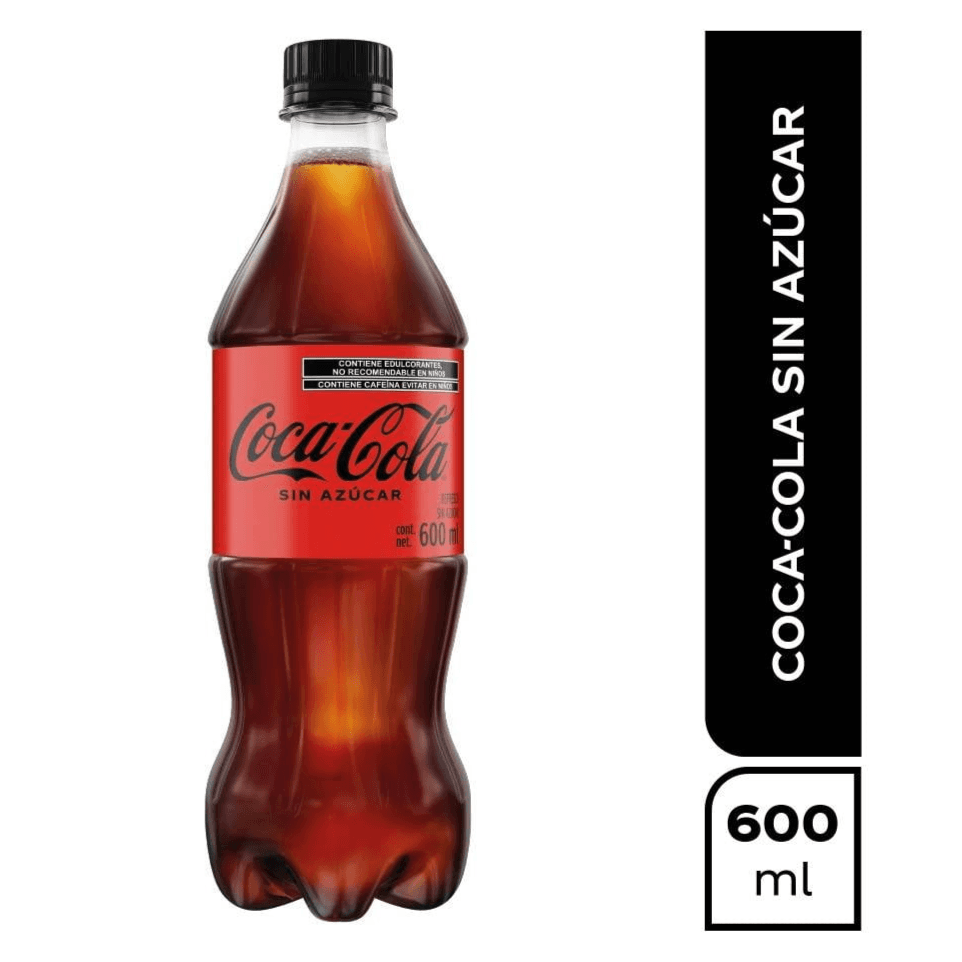 Coca-Cola Zero 600 Ml.