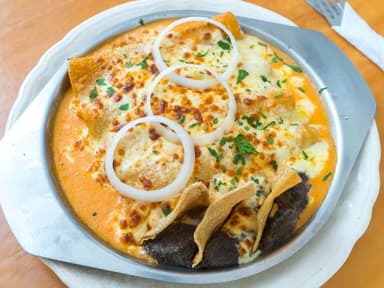 Enchiladas Suizas Rojas.