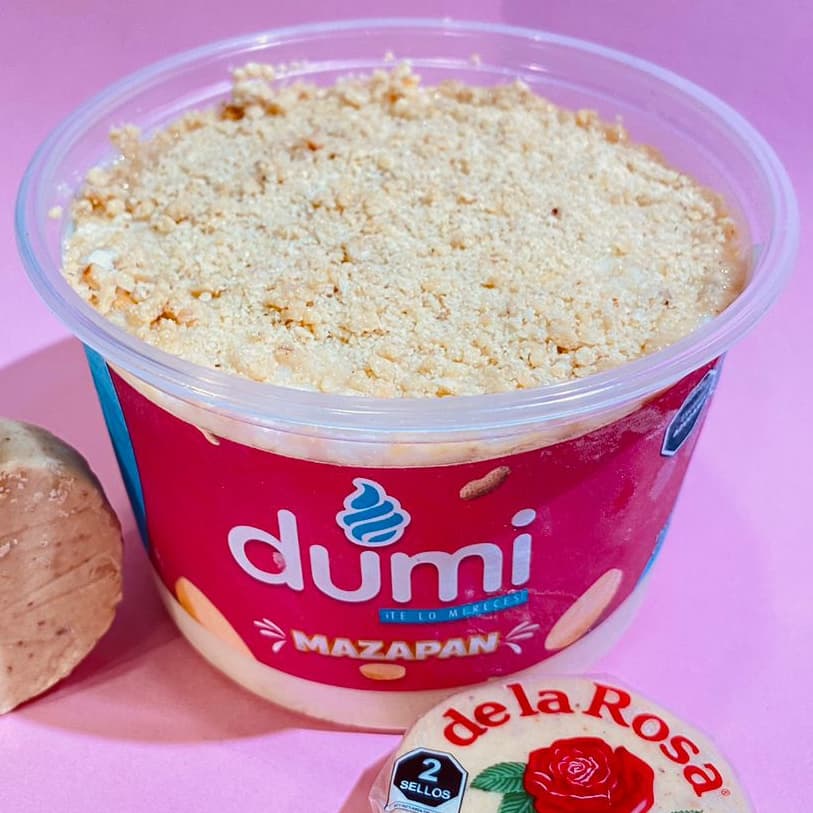 1/2 Litro Helado de Mazapán