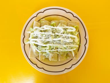 1 Enchiladas Verdes + 1 Enchiladas Rojas