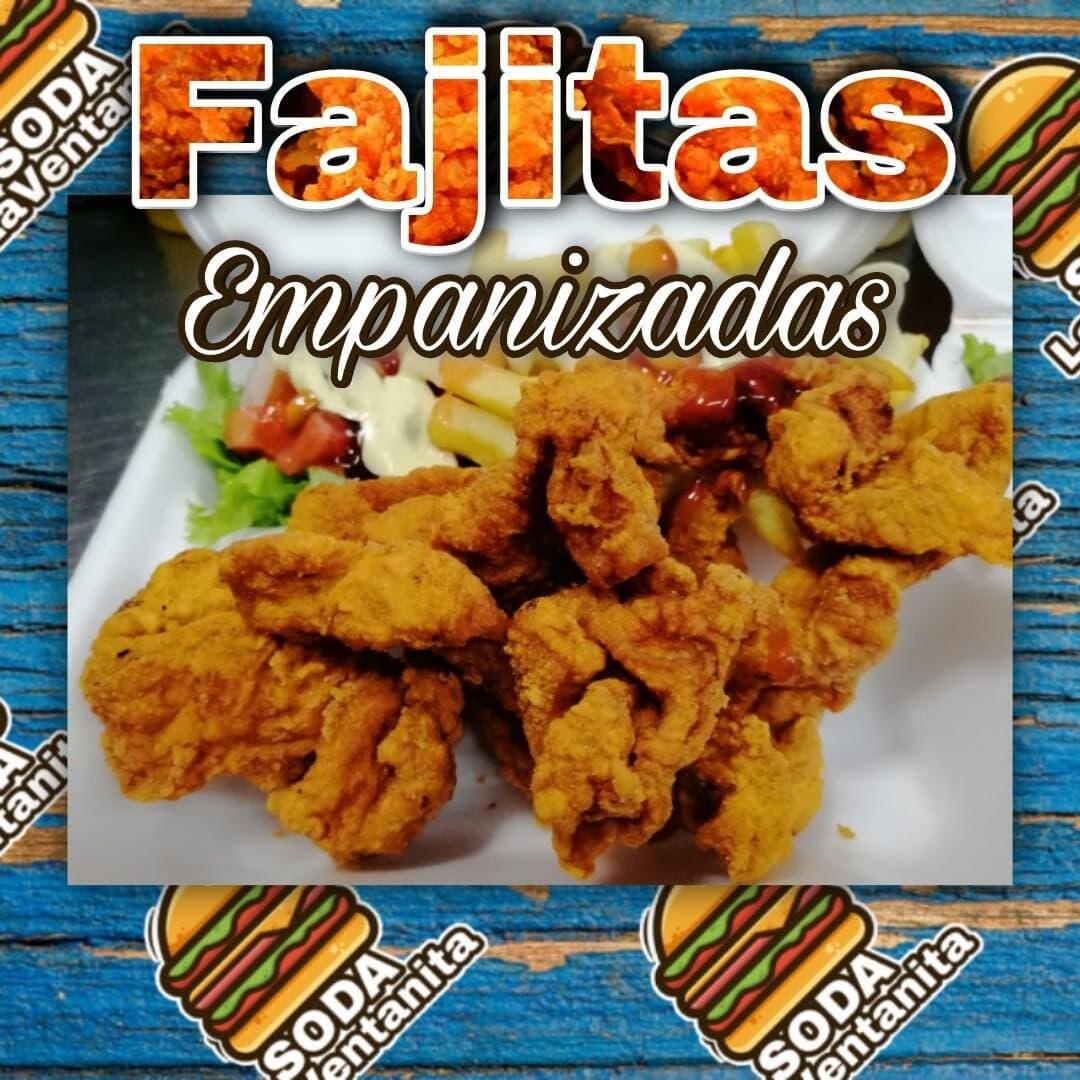 Fajitas Empanizadas