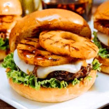 Hamburguesa Hawaiana de Res