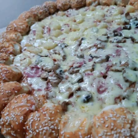 Pizza 1/2 Hawaiana E 1/2 Italiana