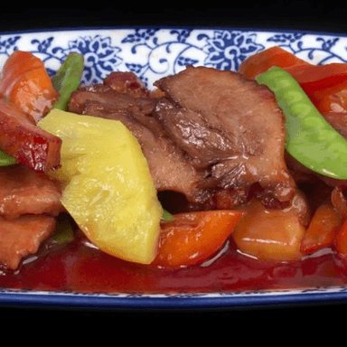 Chancho Asado con Piña