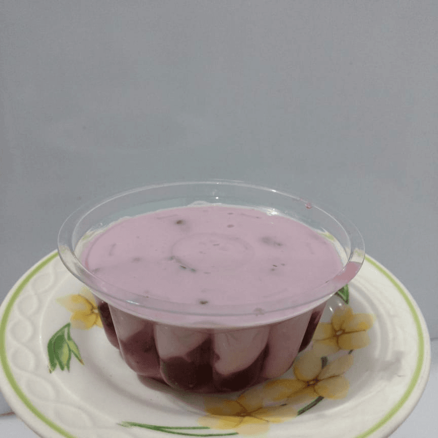Gelatina Individual de Yogurt Zarzamora