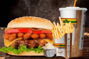 Combo Hamburgesa Texana