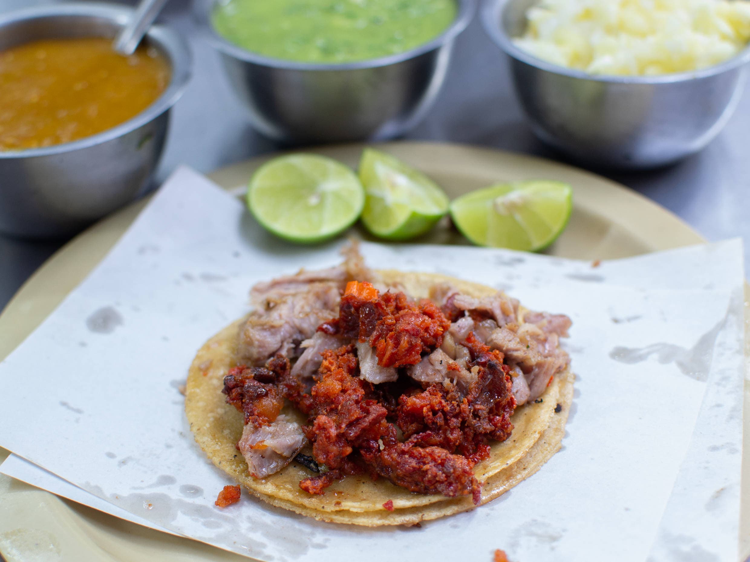 Taco Campechano Queso