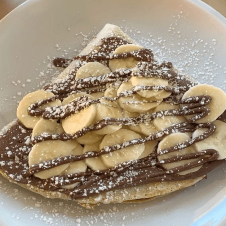 Crepa + Iced Avellana Latte