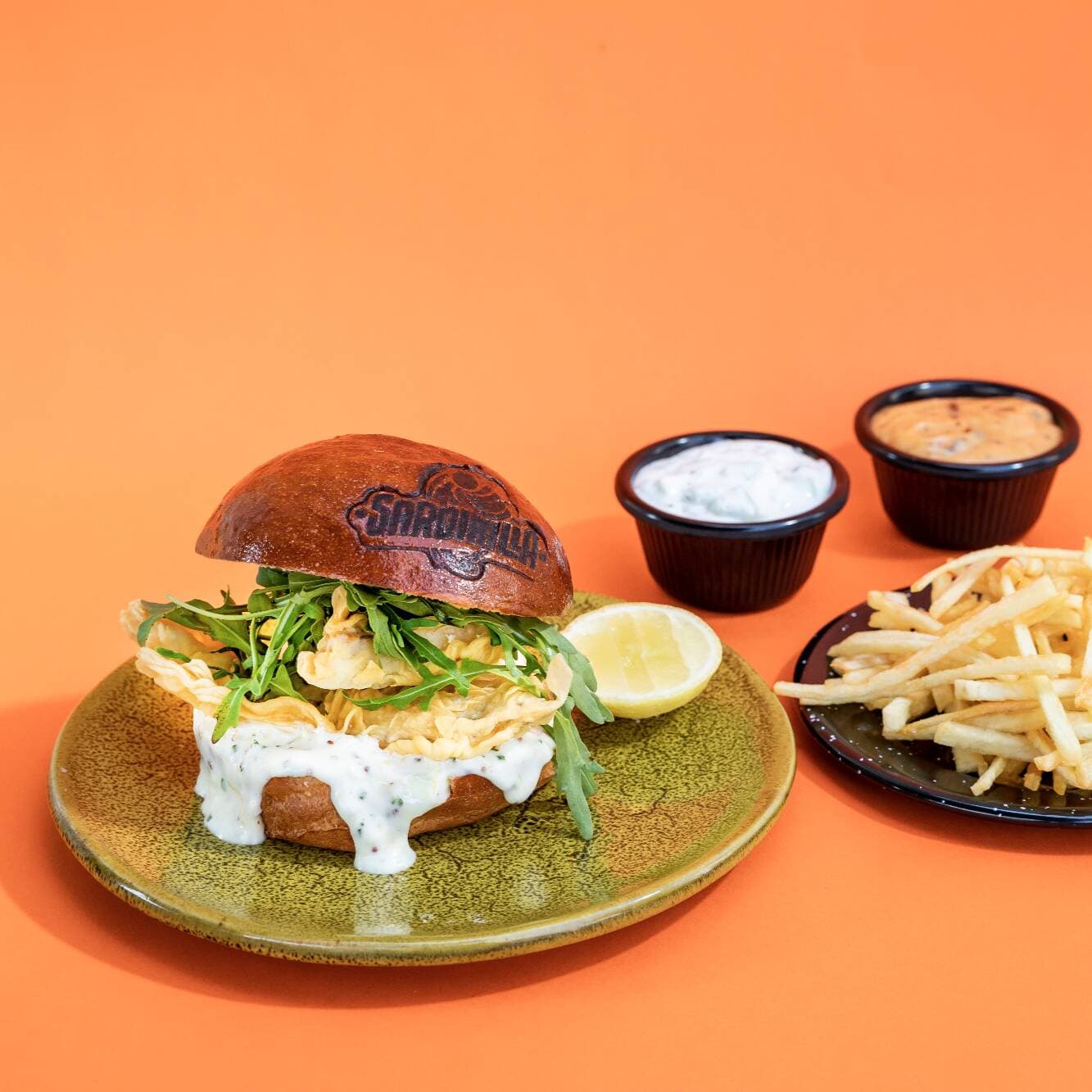 Combo Crispy Fish Sándwich