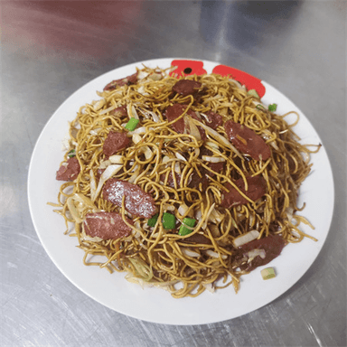 Chop Suey Seco con Lechón y Chorizo Chino