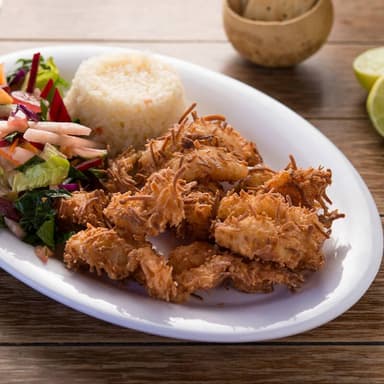 Camarones empanizados