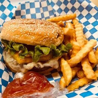 Hamburguesa Sencilla + Papas