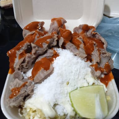 Esquites con Mollejitas
