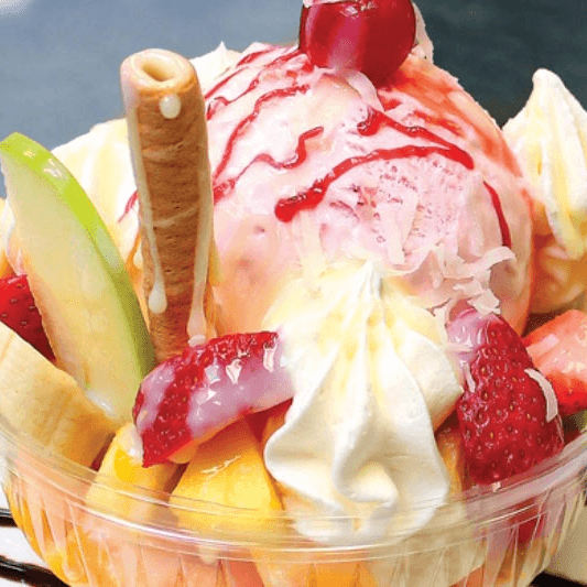 Ensalada de Frutas Personal con Helado
