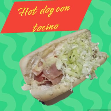 Hot Dog con Tocino