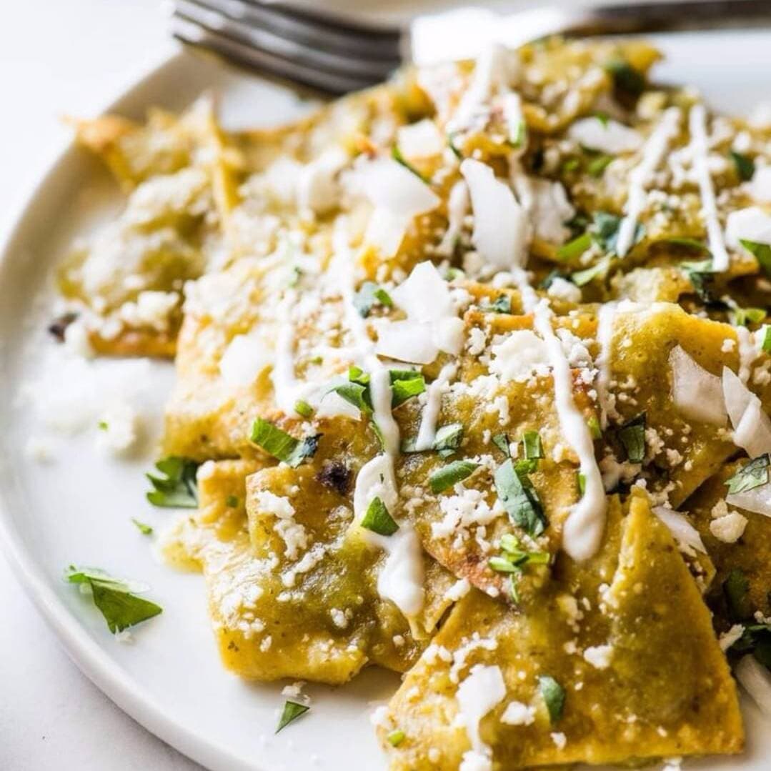 Chilaquiles Verdes Sencillos