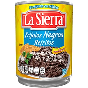 FRIJOLES LA SIERRA REF NEGROS 580 G