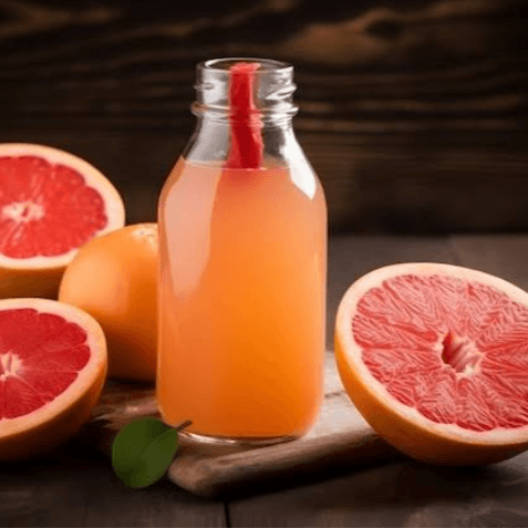 Jugo de toronja grande