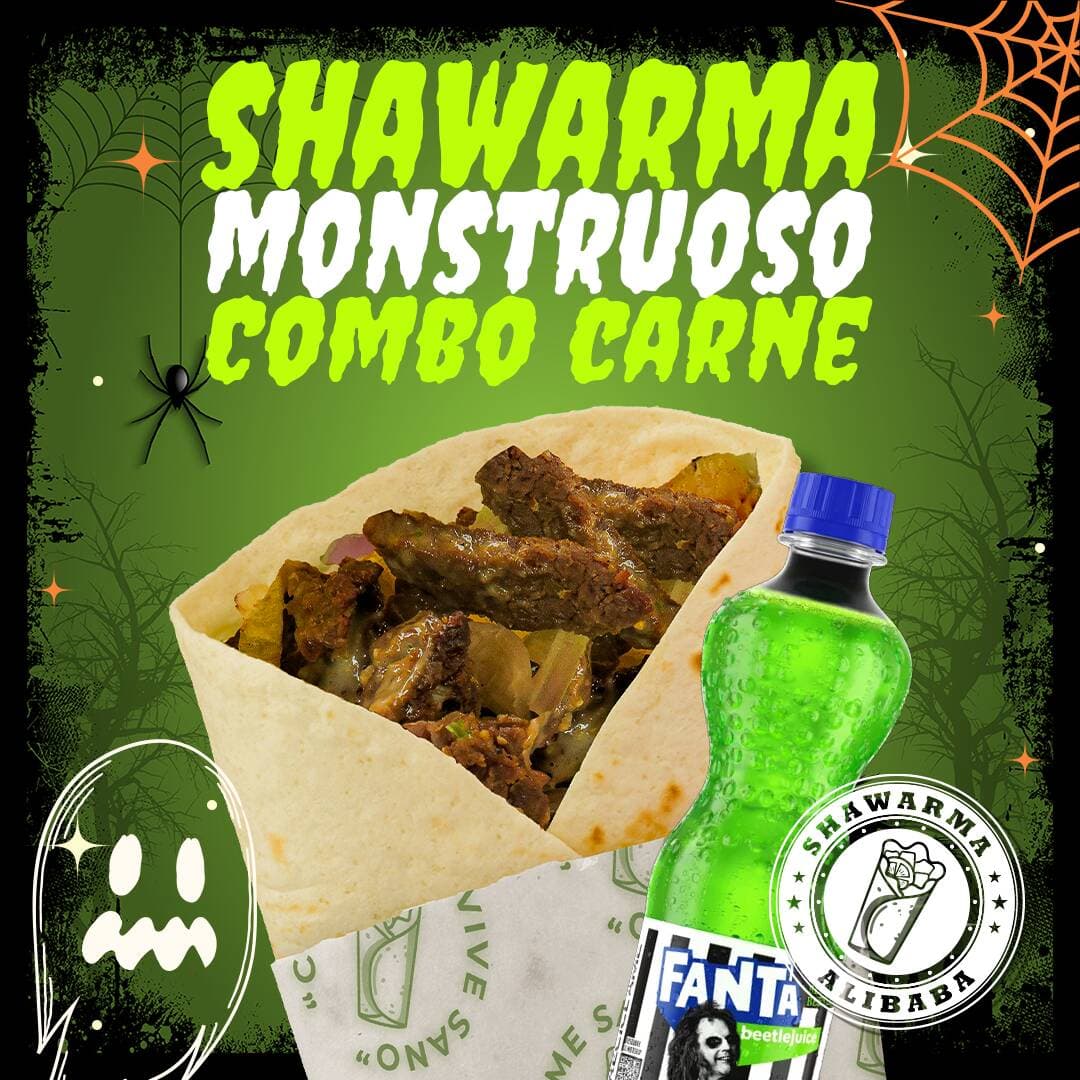 Shawarma Monstruoso de Carne