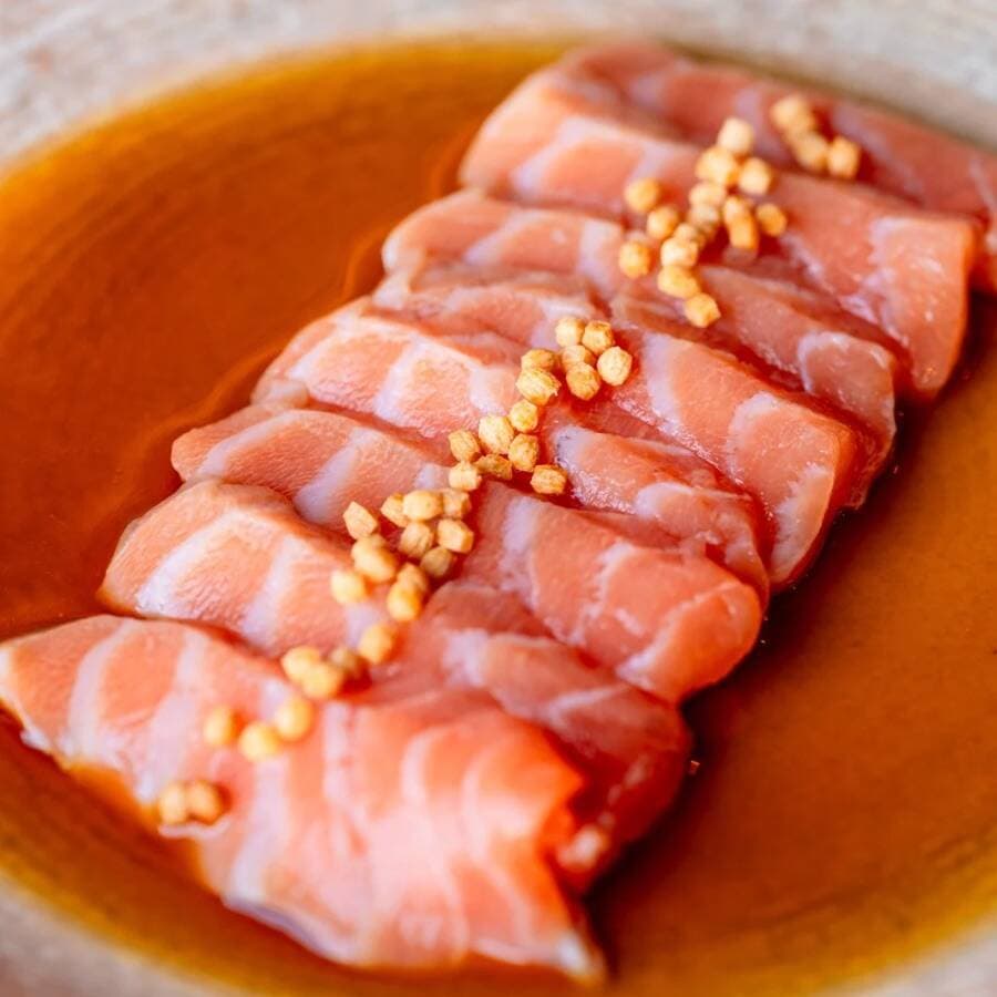 SASHIMI SALMON PONZU