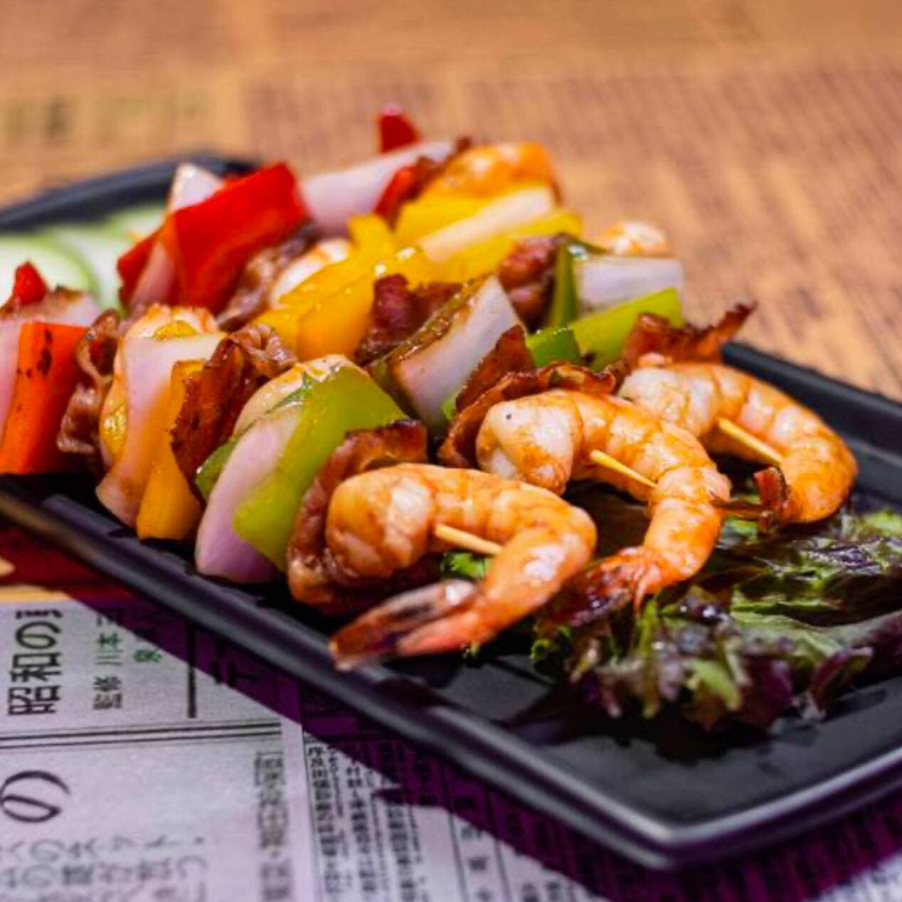 Yakitori de Camarón