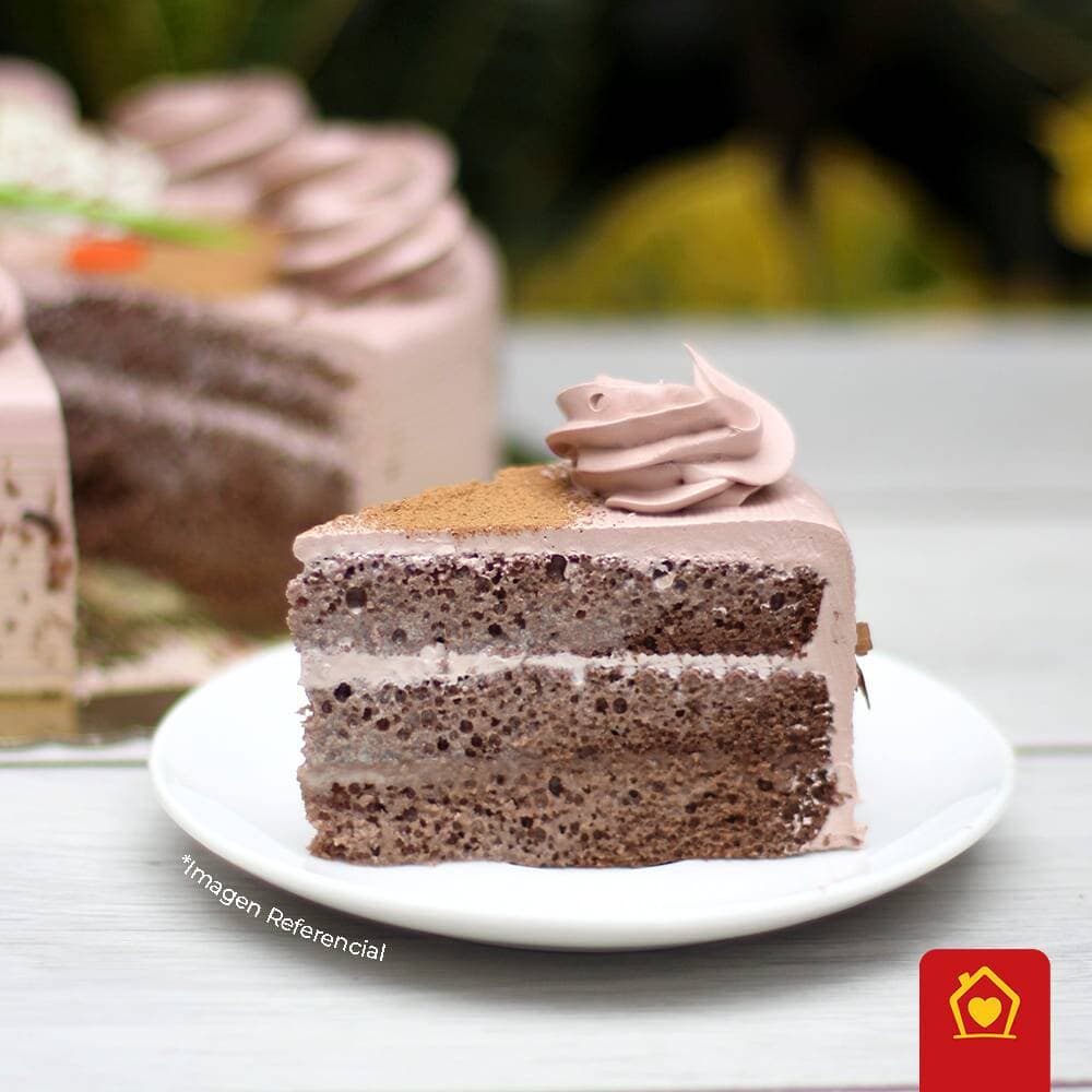 Pastel Tres Leches Doble Chocolate Porción