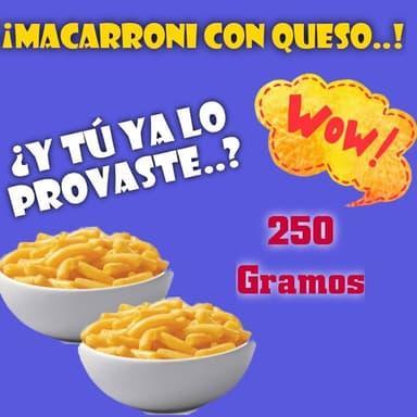 Macarrones con Queso Chicos