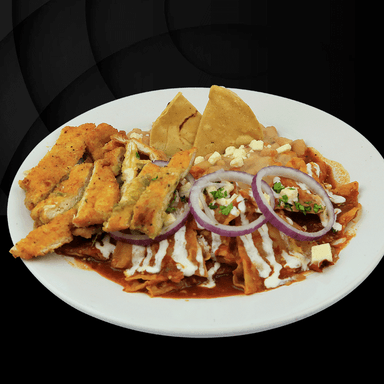 Chilaquiles con Milanesa C