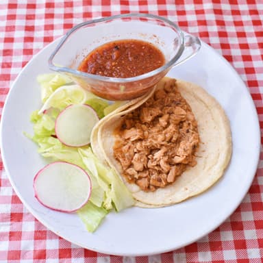 Pollo en Crema de Chipotle ( Taco Sencillo ).